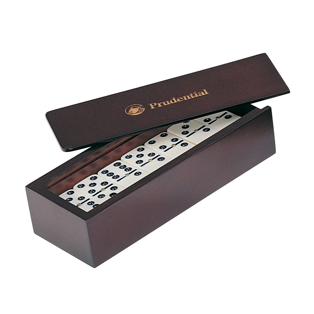 28-Piece Domino Set in Rosewood Box