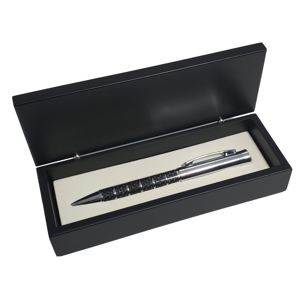 Designer's Ball Pen in Black Wood Box